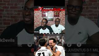 JUVE-MILAN 1-1, ESPLOSIONE AL GOL DI CISSE MA POI… 🙄 Live reaction 🔴⚫️ | #Shorts