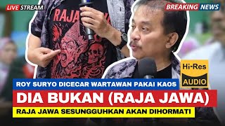 🔴 Roy Suryo: Raja Jawa Palsu Mengoyak-Oyak Bangsa❗ Dia Bukan Raja Jawa Sesungguhnya❗️