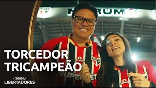 ASSISTIMOS A UM JOGO DE CONMEBOL LIBERTADORES COM UM JOGADOR-TORCEDOR TRICAMPEÃO PELO SÃO PAULO