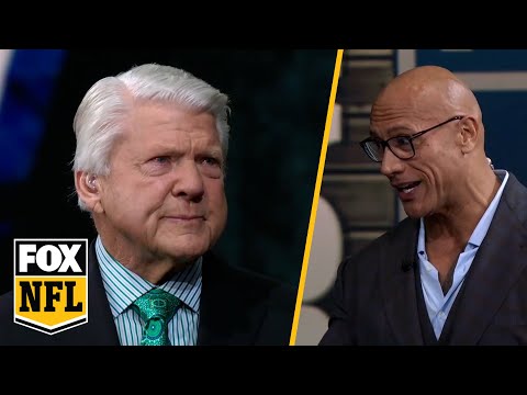Dwayne Johnson brings Jimmy Johnson to tears after showing him his letter of intent | NFL on FOX