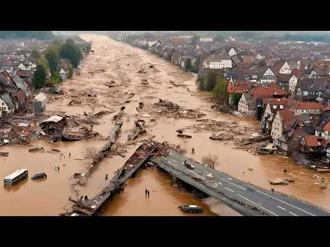 Terrifying Floods Hit the UK! 🌊 Shocking Footage of Devastation Caught on Camera