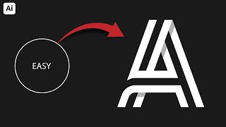 Letter A Logo Design in Illustrator | Easy Techniques for Beginners & Experts