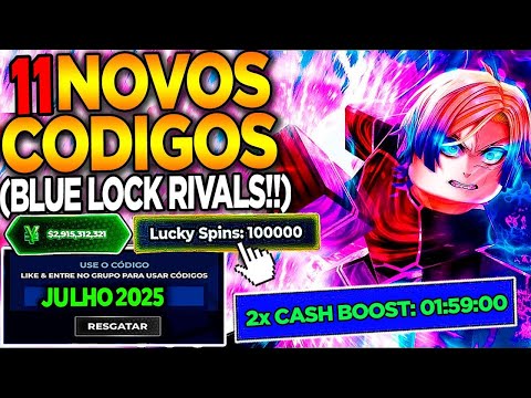 11 NOVOS CÓDIGOS *SECRETOS* NO BLUE LOCK RIVALS | TODOS OS CÓDIGOS UPDATE! ROBLOX