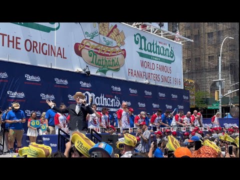 Full 2025 Nathan's Famous Hot Dog Eating Contest 4th Of July | Joey Chestnut | Miki Sudo