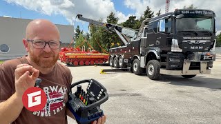 Európsky unikát na Slovensku - Rotator Miller Industries CENTURY 1075S  + MAN TGS - GARAZ.TV