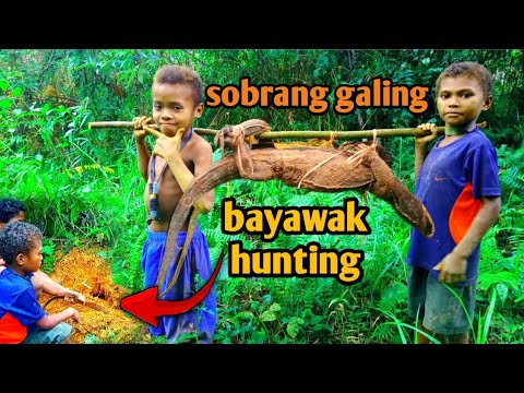 MGA BATANG KATUTUBO nakipag-habulan sa bayawak para sa pagkain