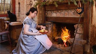 Dinner Time in 1823 |6 Months Pregnant |Bread, Butter, Beef| ASMR