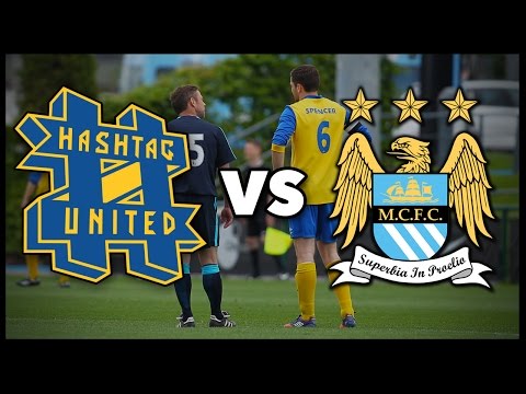 HASHTAG UNITED VS MANCHESTER CITY STAFF!