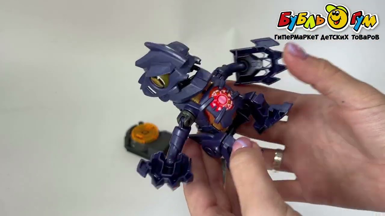 Фигурка Биопод Комбат Одиночный Коготь со световыми и звуковыми эффектами - видео