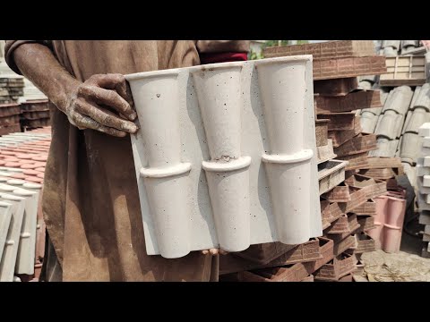 How To Make Roof Tiles Step By Step #Shorts #Tiles #Tilesmaking