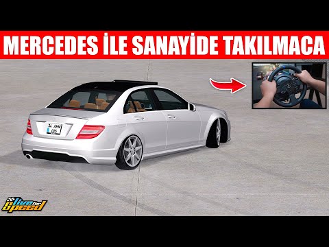 YAZILIMLI MERCEDES İLE SANAYİDE YANLADIM !! LFS ARAÇ MODU