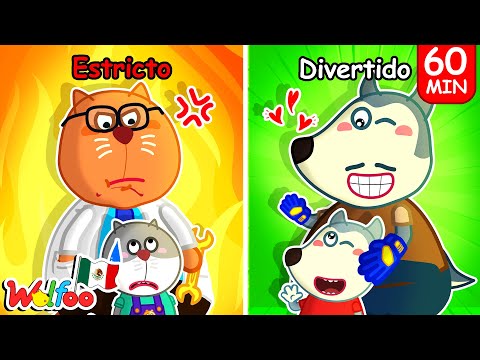 Papá BUENO vs Papá MALA ✅ ❌ | Dibujos Animados | Wolfoo en español