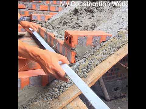 Amazing Construction Skills of Construction Work - Build Super Light Stairs From Pipe Bricks #Shorts
