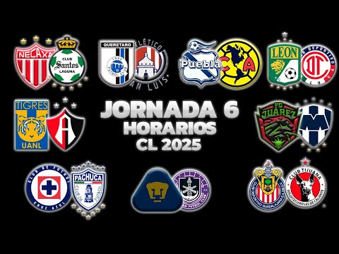 HORARIOS, CANALES Y FECHAS DONDE VER LA JORNADA 6 | LIGA MX CLAUSURA 2025