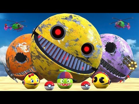 9PACMANS VS ROBOT PACMANS ll best collection X234