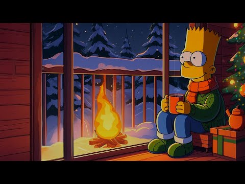 Peaceful Christmas 🎶 Lofi Hip Hop [ Calming Music - Winter Evening Calm ]