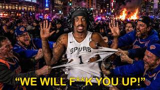Spurs Fan vs Angry Knicks Fans!