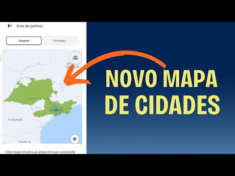 FINALMENTE UB€R LIBERA MAPA DE CIDADES PERMITIDAS PARA MOTORISTAS