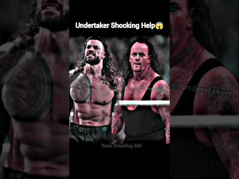 Roman Reigns Help By The Undertaker Friends💀☠️| Roman Reigns attitude 😈🤯#shorts #wwe #romanreigns