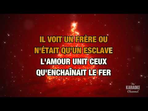 Minuit chrétien in the style of Traditionnel | Karaoke with Lyrics