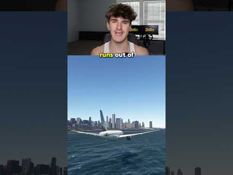 Plane Crash into the Ocean #planecrash #aviation #msfs2020 #foryou #fyp