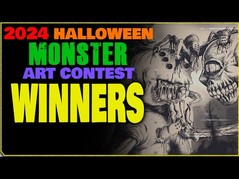 Halloween Monster Art Contest Results - 2024 - $150