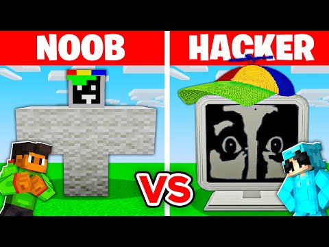 NOOB vs HACKER: I Cheated In a SPRUNKI MR FUN COMPUTER Build Challenge!