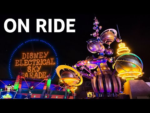 [4K On-Ride] Orbitron with Disney Electrical Sky Parade - Disneyland Paris