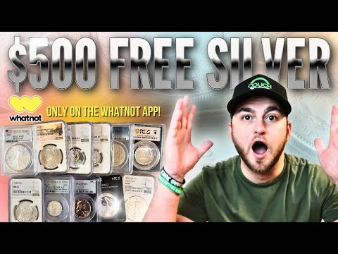 $500 Silver Giveaway FREE for anyone Watching on the Whatnot App!