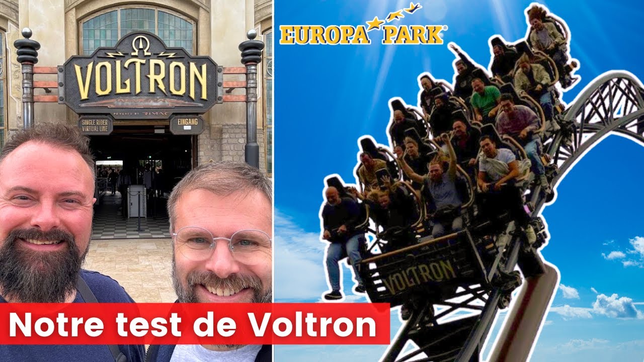 Jour 1 à EUROPA PARK, on teste VOLTRON, le meilleur coaster d'Europe ?
