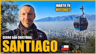 Co zobaczyć w Santiago? CHILE 🇨🇱 | Cerro San Cristóbal i najlepszy punkt widokowy! 🚠