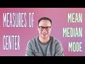 Calculating Measures of Center: Mean, Median, and Mode