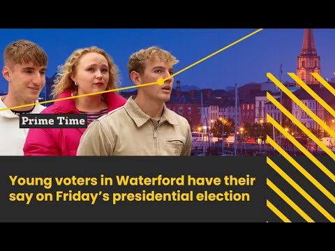 YouTube video thumbnail: Young Voters in Waterford Have Their say on Friday's Presidential Election