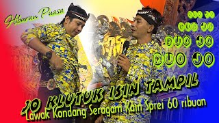 LAWAK KONDANG BAYARAN JUTAAN  || SERAGAM PAKAI KAIN SPREI MURAHAN || JO KLUTHUK PROTES JOKLITIK