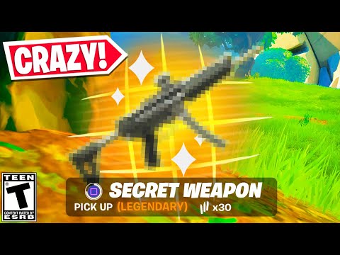 This *SECRET* Weapon was added to Fortnite...