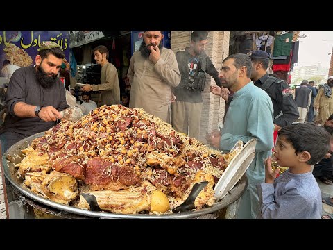 EXTREME PAKISTANI GOLDEN CHAWAL - NON STOP STREET FOOD CHAWAL | PESHAWARI ZAIQA GOLDEN CHAWAL