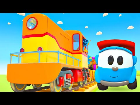 Leo the truck cartoon & Chu Chu train cartoon! New vehicles for kids.