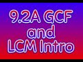 GCF and LCM Fundamentals