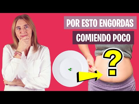 Por ESTOS MOTIVOS ENGORDAS si COMES POCO | Metabolismo modo ahorrador | Nutrición y Dietética