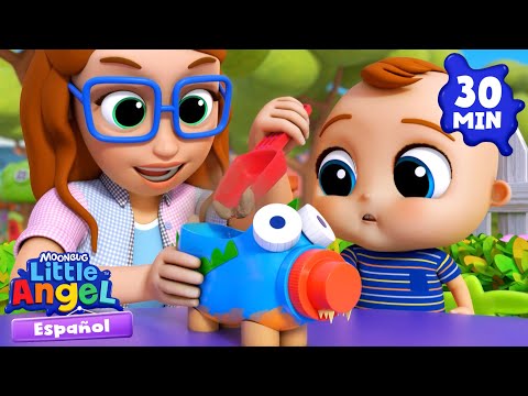 Bebé Juan hace manualidades 🎨 ✂️ | Canciones Infantiles con Bebé Juan🎵| Little Angel Español