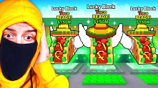 9,284,294€ AUSGEBEN für TACO LUCKY BLOCK BRAINROTS BASE... in Roblox!