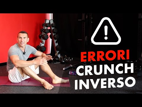 Tutorial Crunch Inverso errori da non fare per la schiena