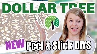 Genius Way to Use DOLLAR TREE Peel & Stick Wallpaper