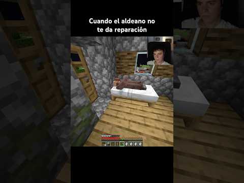 ¡Minecraft Momento Aldeano! 💀🫵🏼 #minecraft #shorts #viral