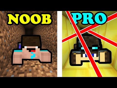 TUNEL NOOB VS TUNEL PRO *LASER* - MINECRAFT