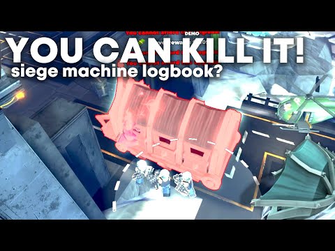 How To Kill The Siege Engine! YOU CAN GET THE LOGBOOK! | TDS