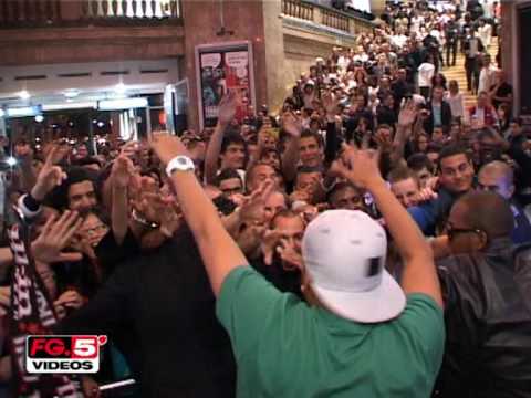 Dj Chuckie on Virgin megastore -Paris