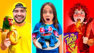EL ÚLTIMO en COMER UN COLOR en ORDEN ALFABÉTICO !!