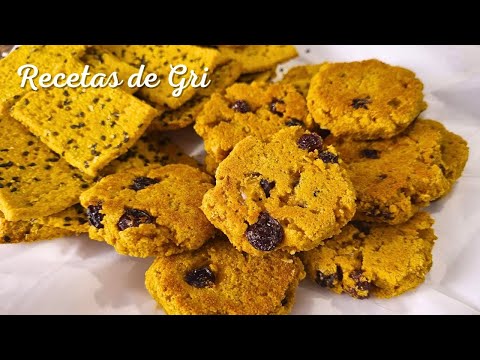 🥕GALLETAS de ZANAHORIA Y AVENA Sin Huevo, Sin Lacteos, Sin Trigo - Recetas de Gri