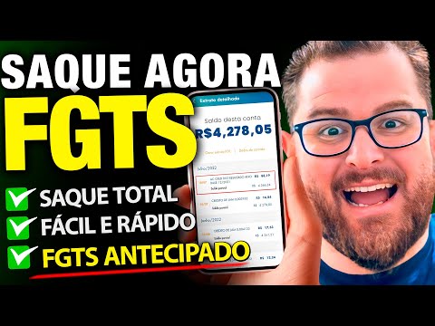 Como Sacar FGTS TOTAL no Aplicativo (FGTS Bloqueado), Antecipar FGTS 2025